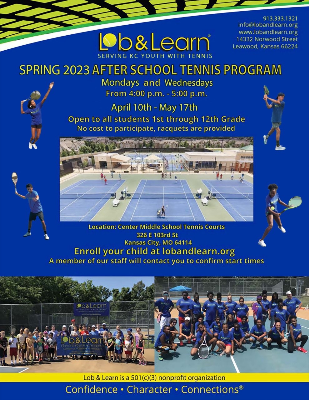 Spring 2023 Tennis Program